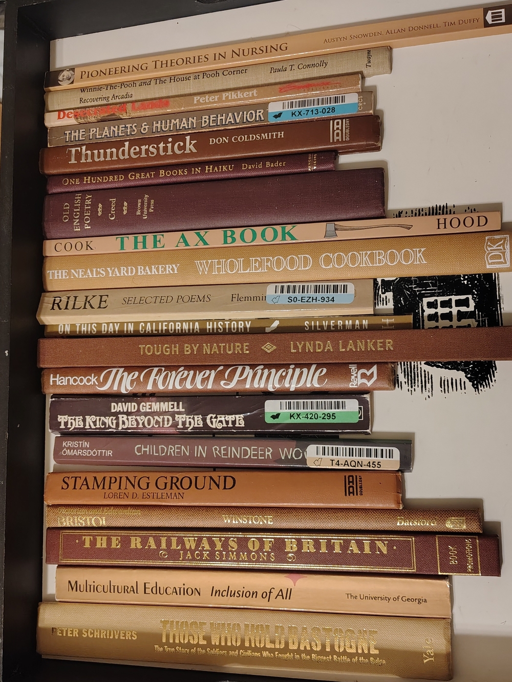 20 Brown & Earth Tone Cut Book Spines | Craft & Junk Journal Supply Lot
